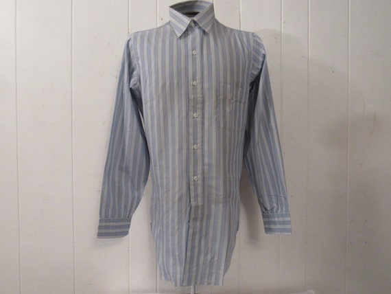 Vintage shirt, 1940s shirt, cotton shirt, button d