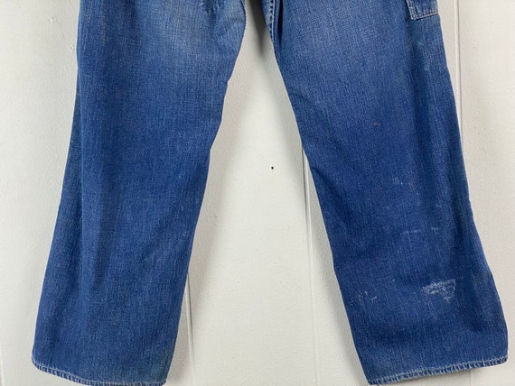 Vintage pants, 33 X 28.5, 1930s denim pants, work… - image 6