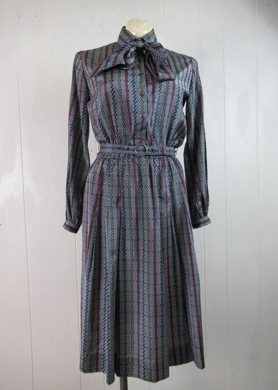 Vintage dress, 1970s dress, Lanvin dress, shirt d… - image 2