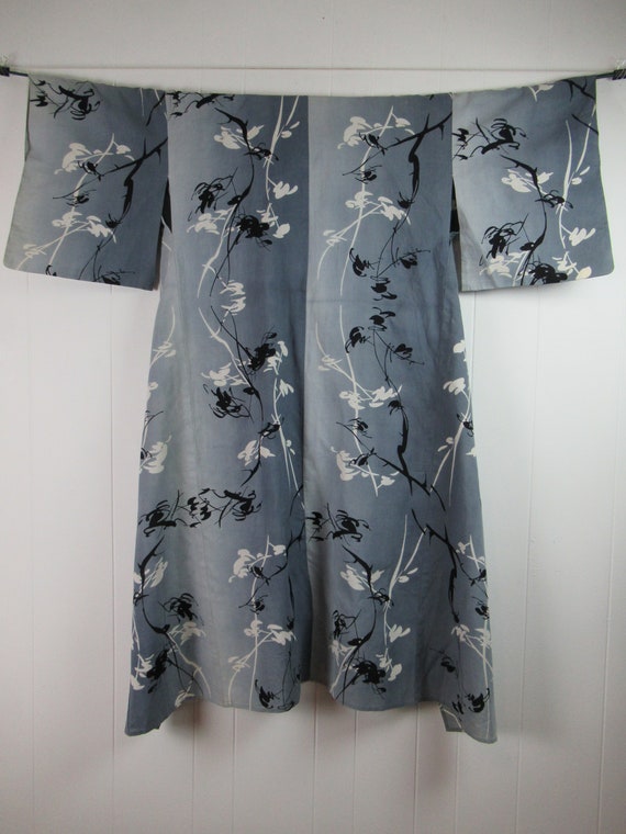 Vintage kimono, vintage robe, cotton kimono, 1950… - image 7