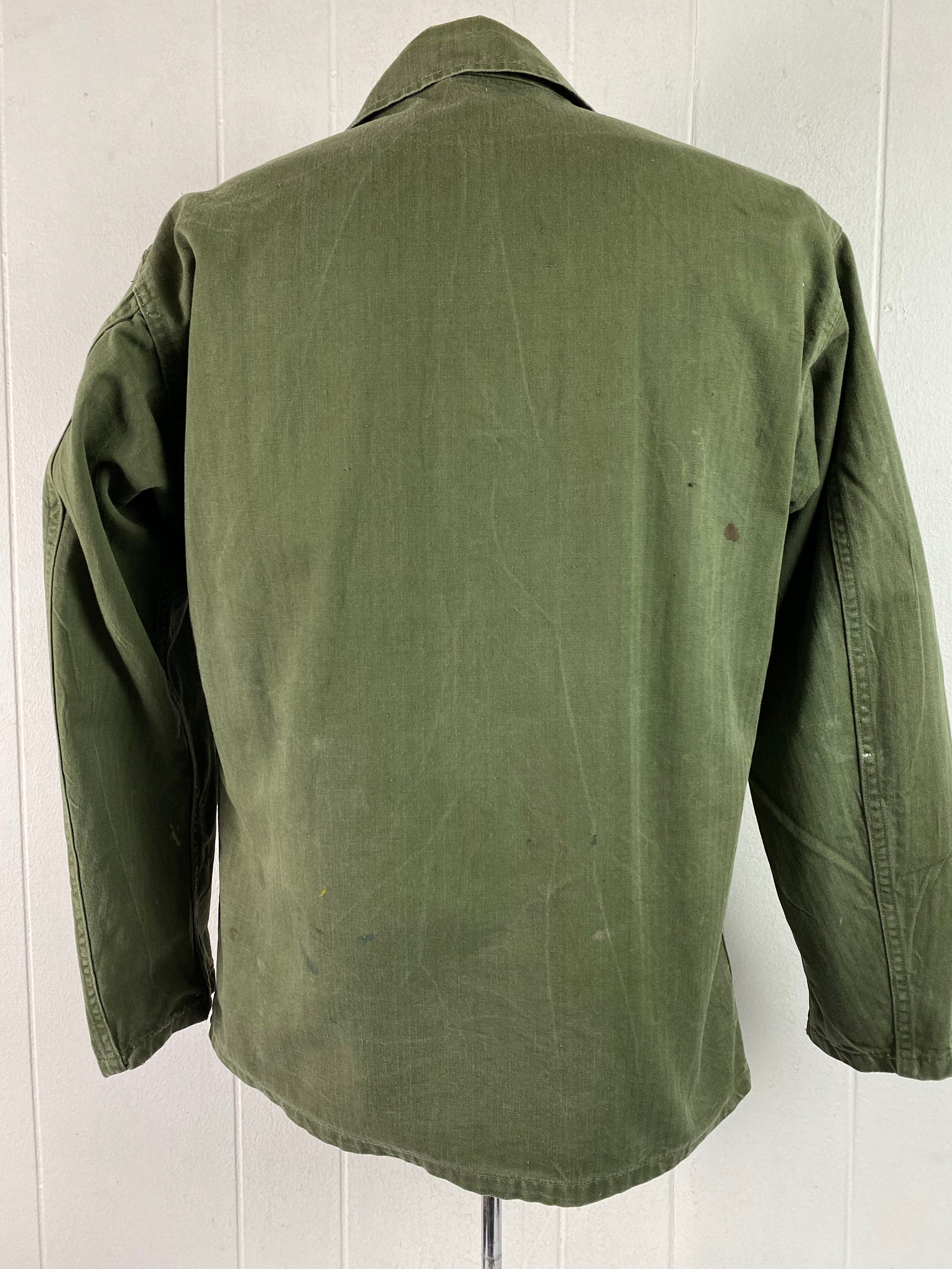 Vintage Jacket, Army Jacket, 1940s Jacket, HBT Jacket, U.S.