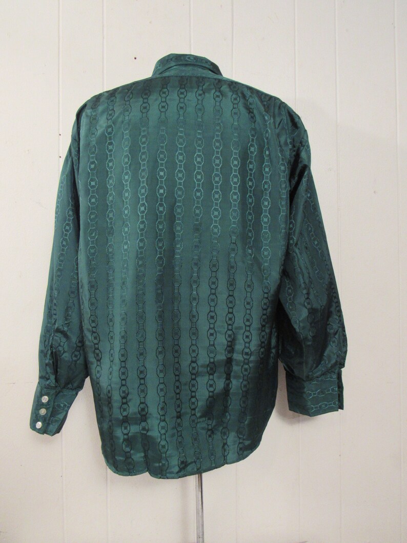 Vintage Shirt 1960s Shirt Kmart Shirt Green Shirt Disco Etsy