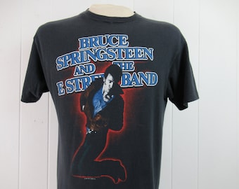 Vtg 1984 Bruce Springsteen Born in the USA Concert T-shirt Black S