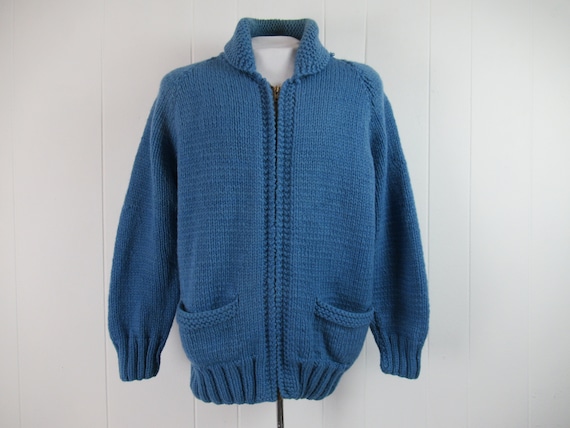 Vintage sweater, 1950s sweater, Cowichan sweater,