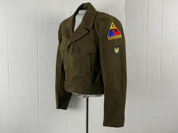 Vintage Jacket, Size Small, Ike Jacket, Military Jacket, 1940s Vintage Jacket, Size Small, Ike Jacket, Military Jacket, 1940s