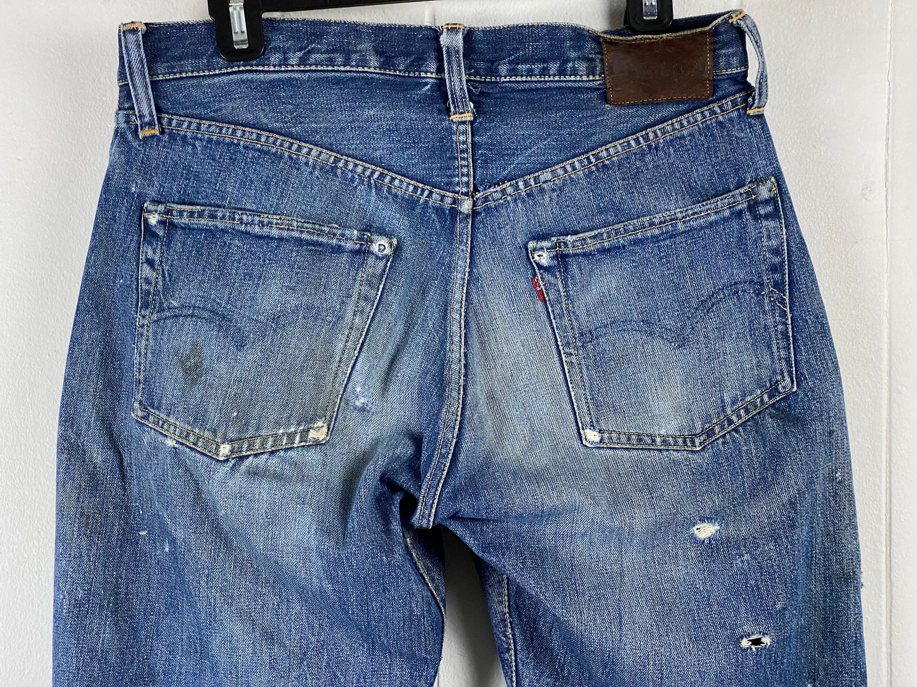 Patched Levis 501 - Etsy