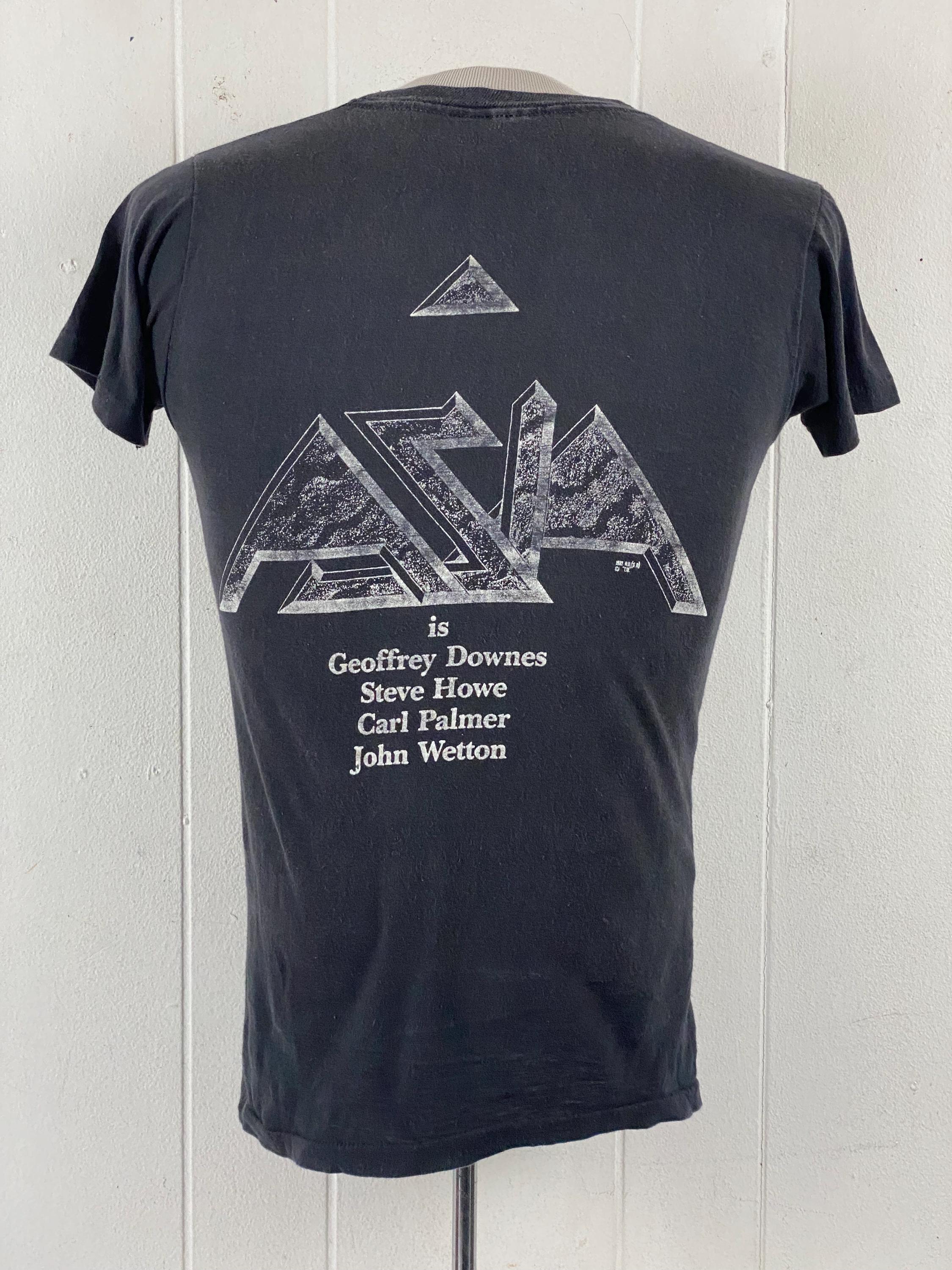 Vintage T Shirt, Size Small, 1980s Tour T Shirt, 1980s Asia T