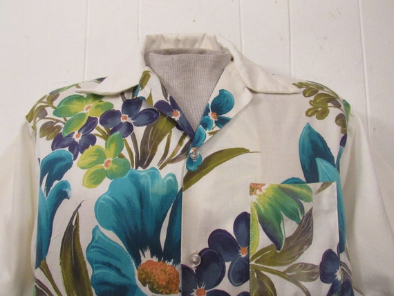 Vintage shirt, Hawaiian shirt, 1960s shirt, vinta… - image 2