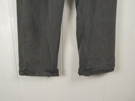 Vintage work pants, 1930s pants, Pepperell Battle… - image 3