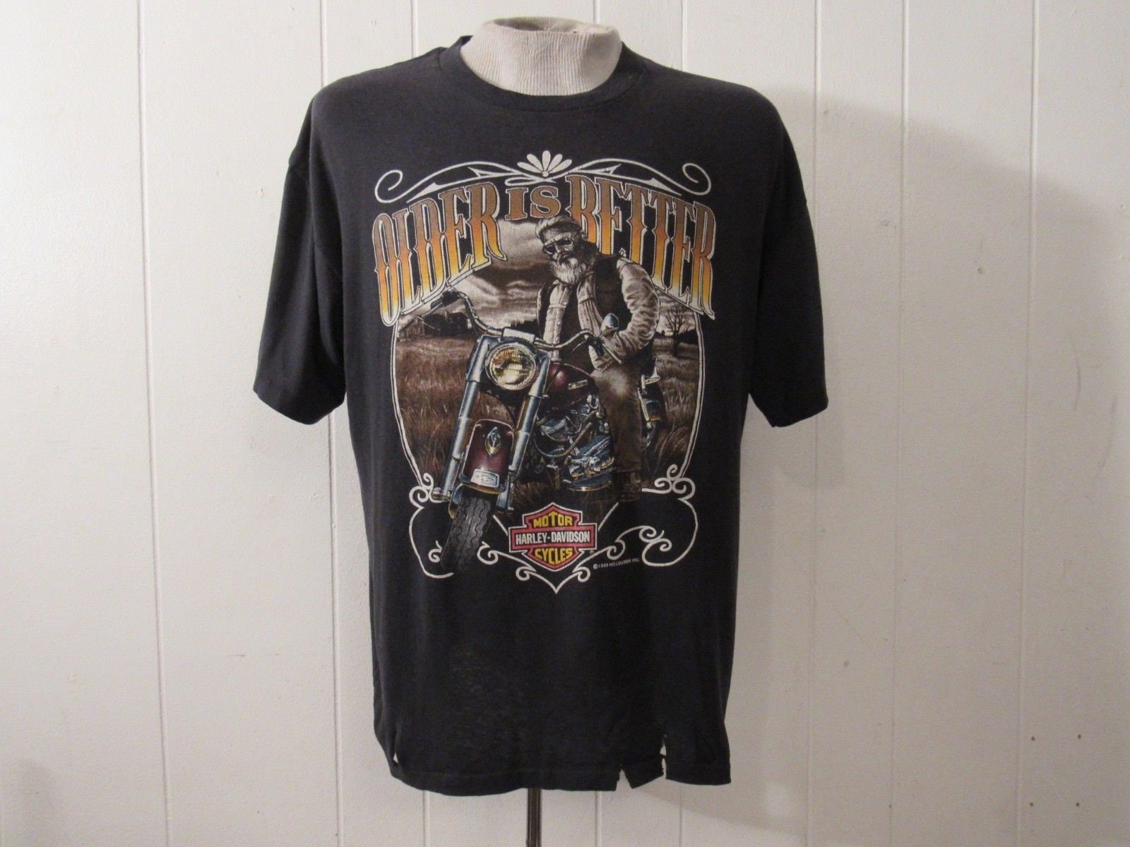【90s】Harley Davidson big T-shirt old Vintage 90s Harley Davidson Only Way To See Florida T-Shirt