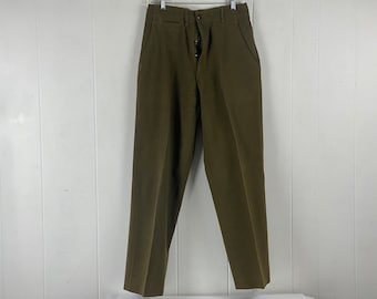Vintage 1940s 50s Wool Trousers - Etsy