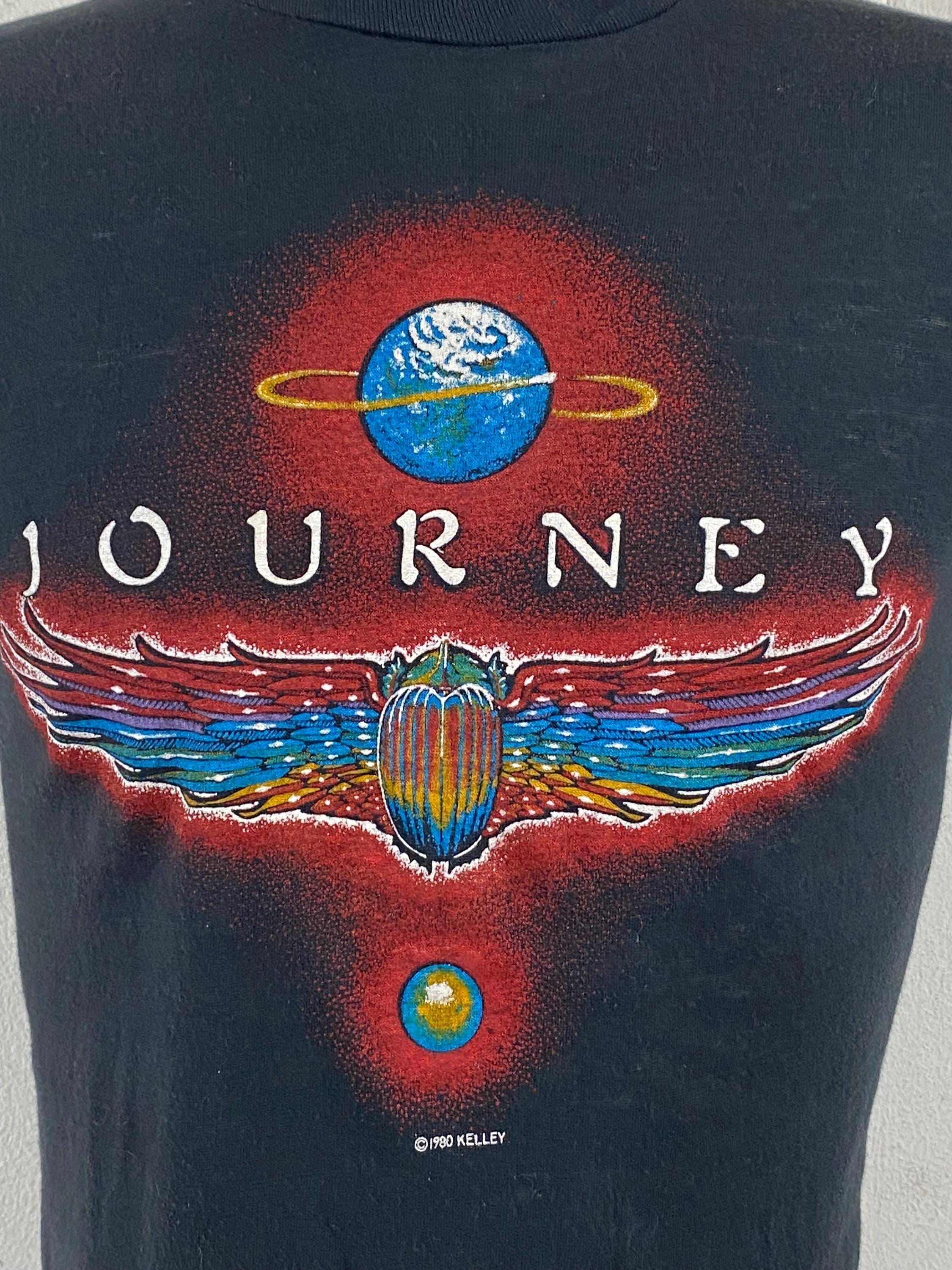 Journey T Shirt, Size Small, 1980s T Shirt, Band T Shirt, Concert