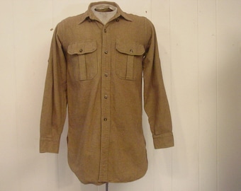 Vintage shirt, military shirt, 1950s Army shirt, U.S. military shirt, vintage clothing, small