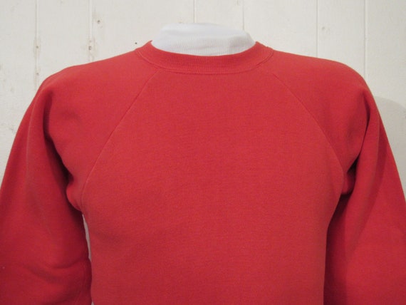 Vintage sweatshirt, 1960s sweatshirt, plain sweat… - image 2