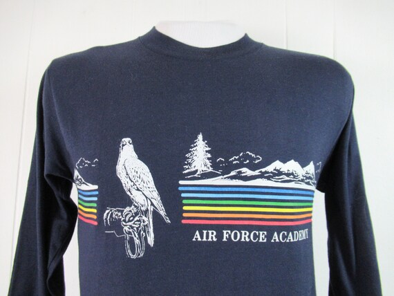Vintage t shirt, Air Force Academy t shirt, 1980s