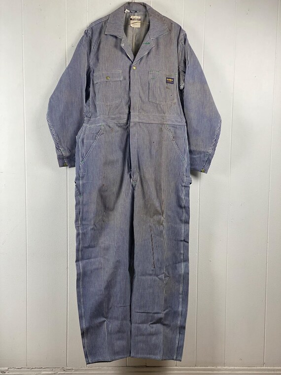 50's ？60's ？OSH KOSH HICKORY-COVERALL 60s OSH KOSH hickory
