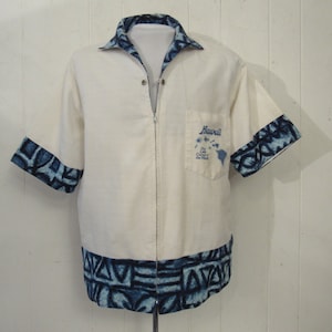 Vintage shirt, Hawaiian shirt, beach shirt, 1950s shirt, vintage Hawaiian, Margolis, vintage clothing, size large