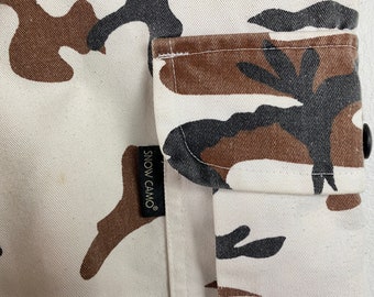 Vintage Pants Camouflage Pants White 