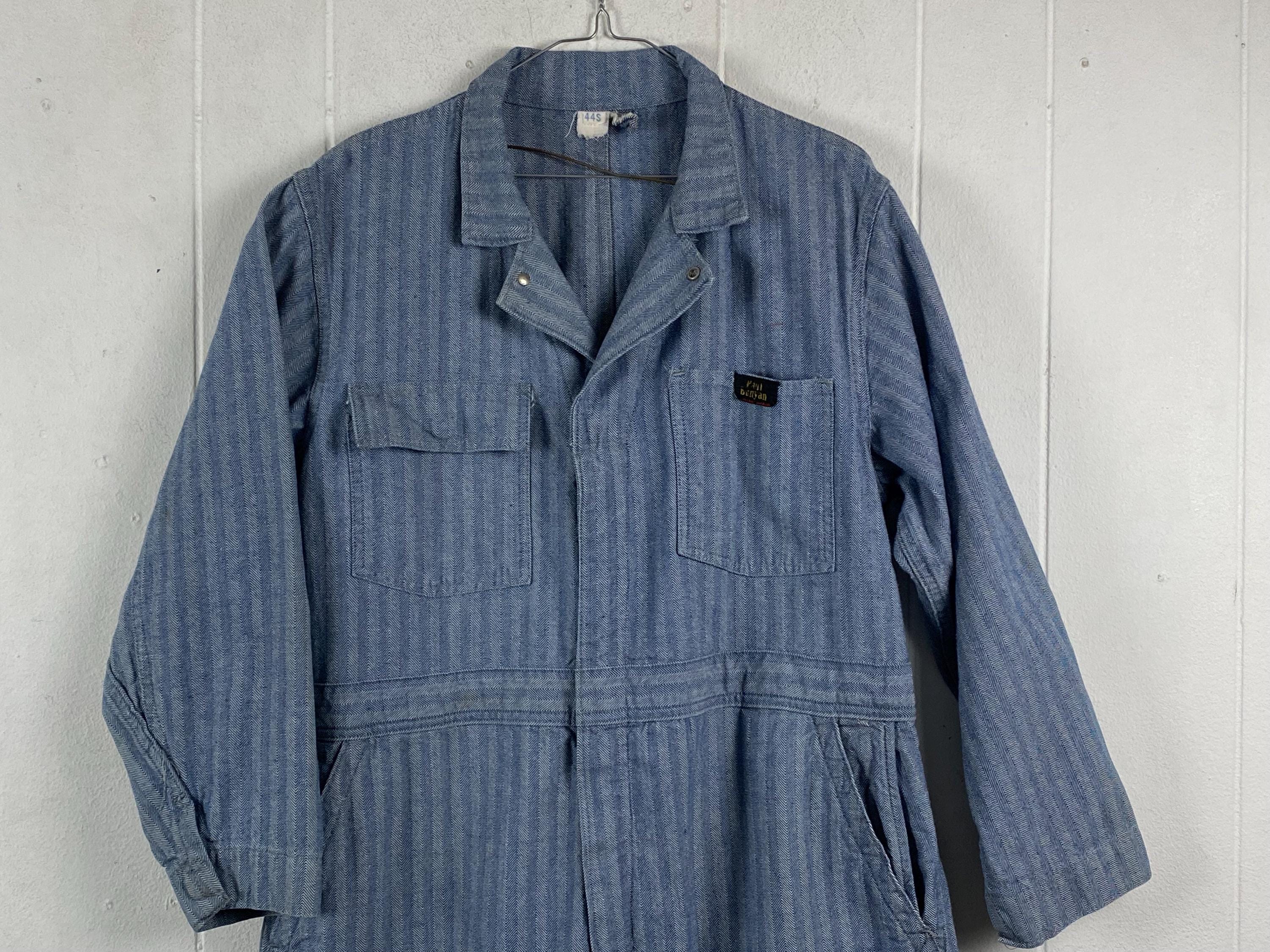 Paul Bunyan Coveralls, Size 44 S, Vintage Coveralls, HBT Coveralls