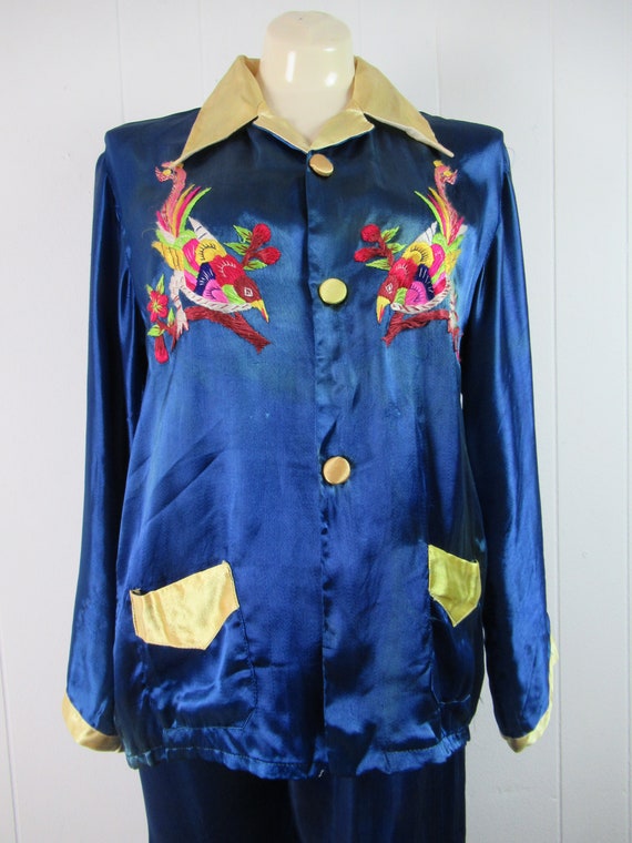 Vintage souvenir shirt, vintage pajamas, Korean p… - image 5