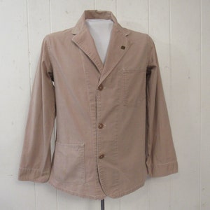 Vintage jacket, work jacket, 1930s jacket, 2 pocket work jacket, Hinson jacket, vintage workwear, vintage clothing, size small