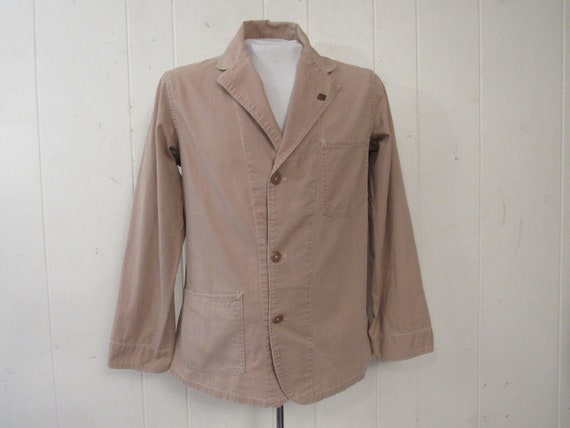 Vintage jacket, work jacket, 1930s jacket, 2 pock… - image 1