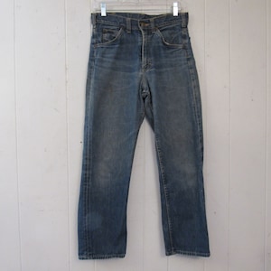 Vintage pants, vintage denim, Lee Riders jeans, 1960s Lees, leather patch, vintage clothing, 30.5 x 27