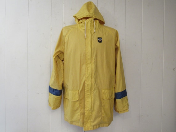 Vintage jacket, Polo Uni jacket, yellow jacket, ra