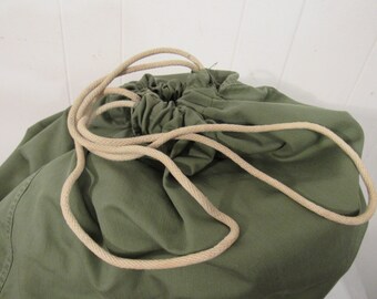 【希少・新品未使用】photograph vintage duffel sack Vintage Bag, Vintage Knapsack, U.S. Military Bag, Cotton