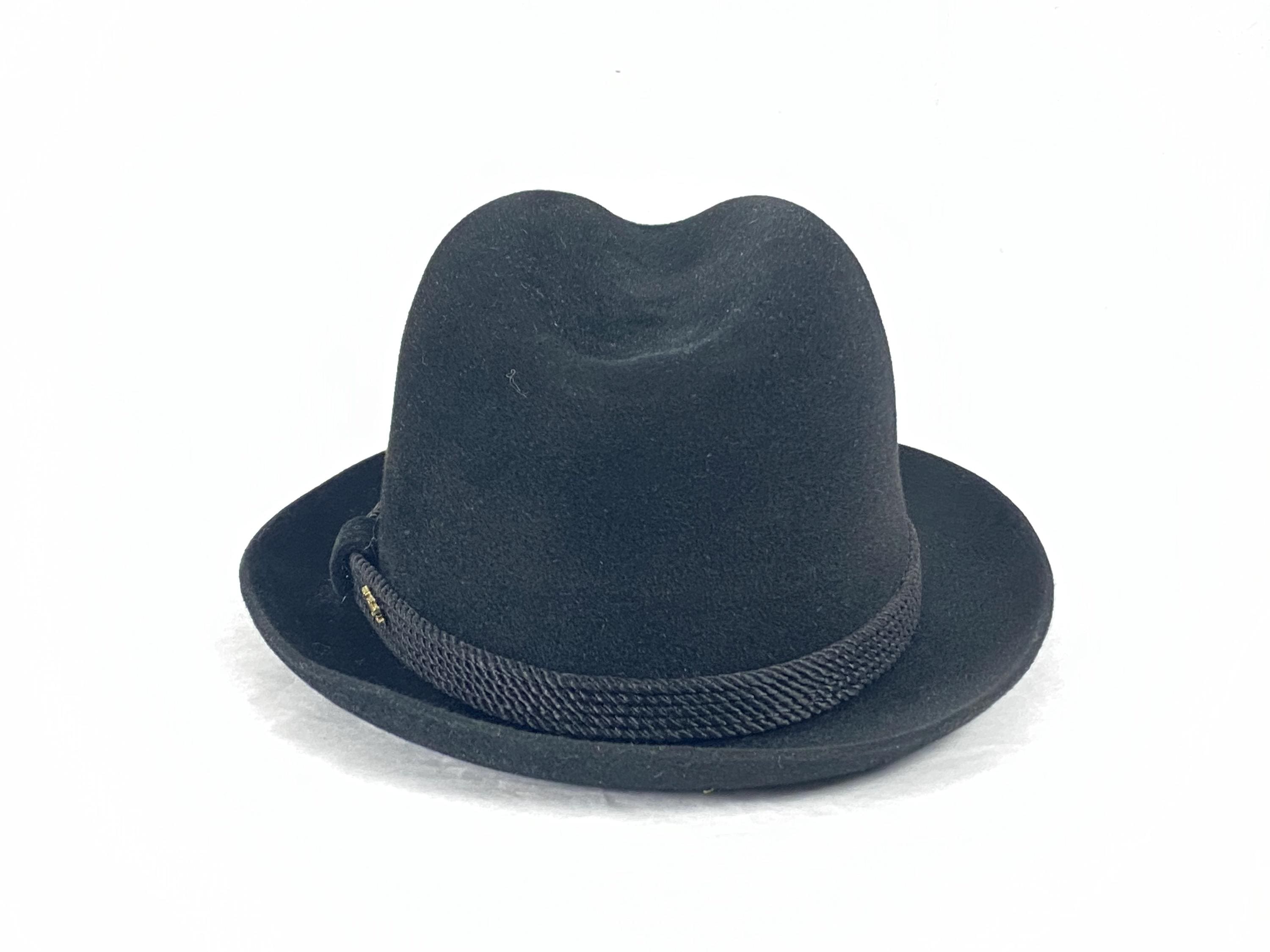 Vintage Hat, Size 7 1/4, Fits 7 3/8, Dobbs Fedora Hat, Fur Felt