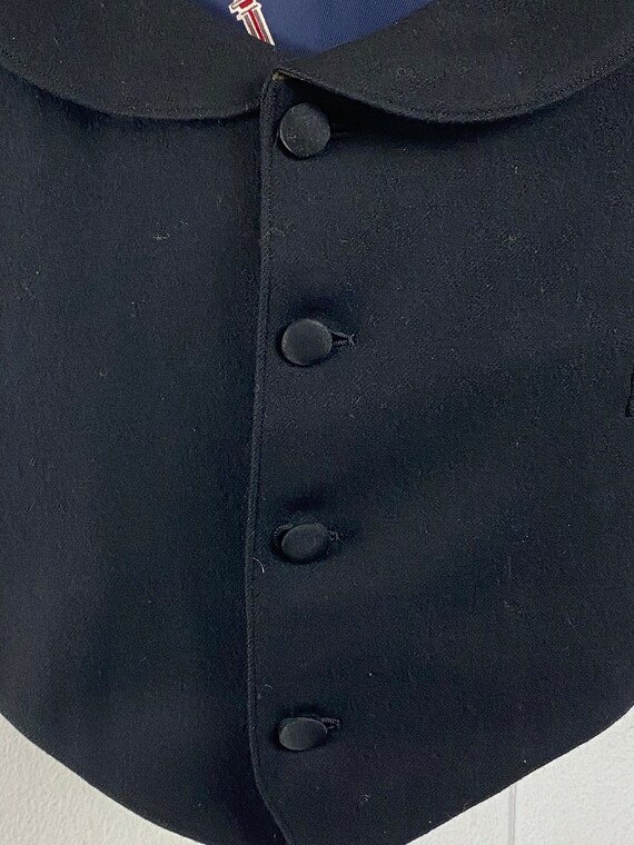 Vintage vest, size medium, 1900s vest, suit vest,… - image 3