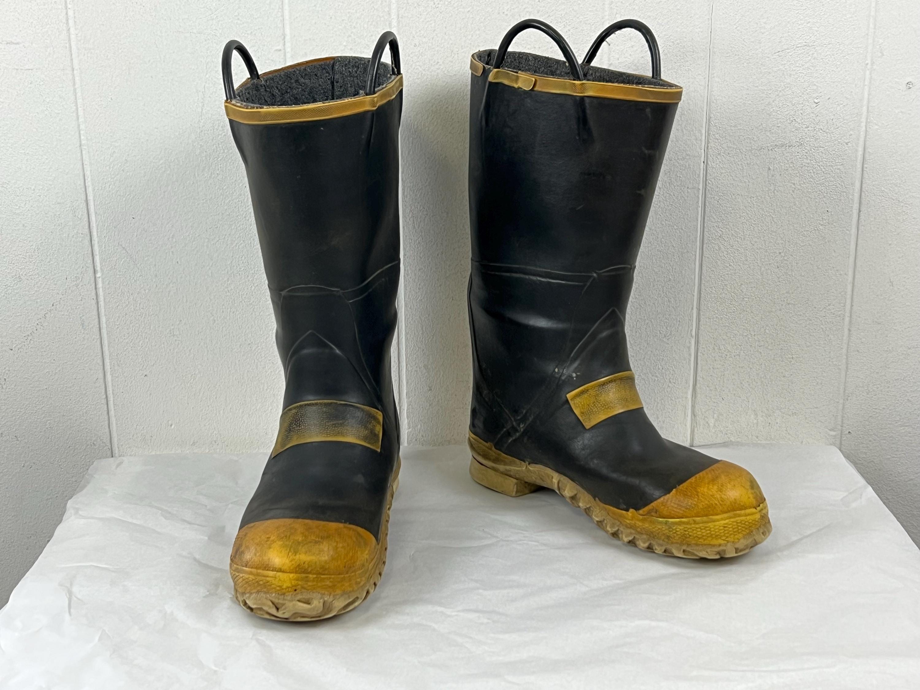 Vintage Firemans Boot - Etsy
