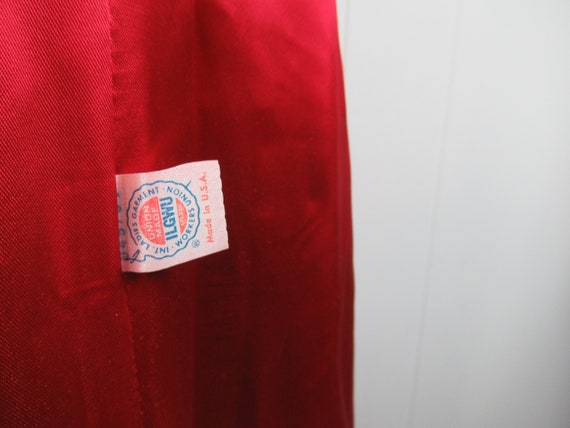 Vintage coat, red coat, women's coat, long coat, … - image 8