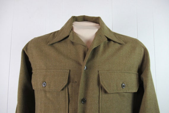 Vintage shirt, WWII shirt, WWII uniform, military… - image 2