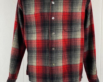Vintage Shirt, Size Large, 1960s Shirt, Shadow Plaid Shirt, Envoy Shirt, Top Button Loop, Rockabilly Shirt, Flannel Shirt, Vintage Clothing - Etsy Vintage Shirt, Size Large, 1960s Shirt, Shadow Plaid Shirt, Envoy Shirt, Top Button Loop, Rockabilly Shirt, Flannel Shirt, Vintage Clothing - Etsy