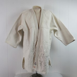 Vintage jacket, karate jacket, cotton jacket, 1960s jacket, Asian jacket, vintage clothing, size medium