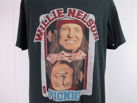Vintage t shirt, 1980s t shirt, Willie Nelson t sh
