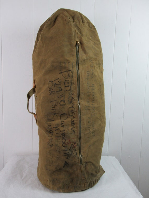 Vintage bag, 1960s bag, duffel bag, vintage bag, c