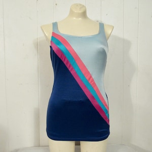Vintage swimsuit, 1980s swimsuit, one piece bathing suit, vintage bathing suit, swimwear, bathing suit, vintage clothing, size medium, 36