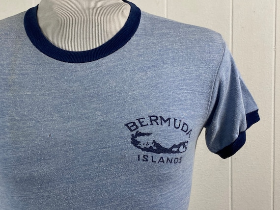 Vintage T-shirts, 70s t shirt, vintage, Bermuda I… - image 1