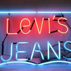 Levis neon sign - Etsy 日本