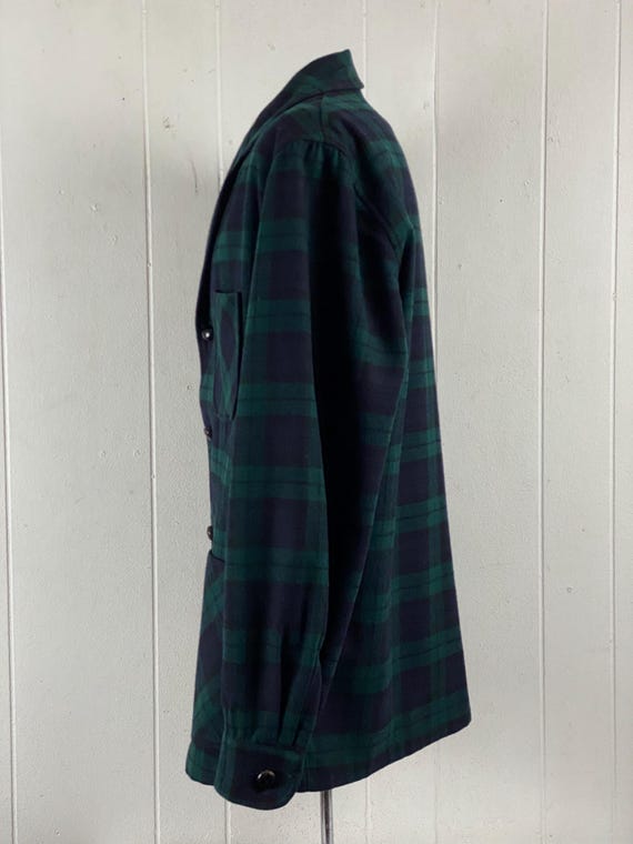Vintage jacket, size large, Pendleton jacket, pla… - image 4