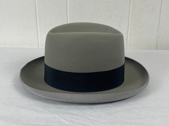 Vintage hat, size 7 , Borsalino hat, Homburg hat,… - image 3