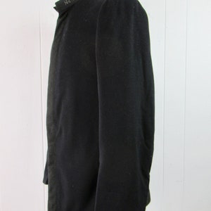 Vintage jacket, 1910s jacket, military jacket, black jacket, Edwardian jacket, vintage clothing, size medium image 4
