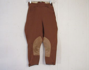 Vintage jodhpurs, 21.75" X 18.5" vintage riding pants, vintage pants, 1950s riding pants, hose riding pants, vintage clothing, size XS
