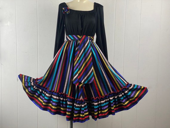 Vintage dress, size medium, Lucie Ann dress, rain… - image 1