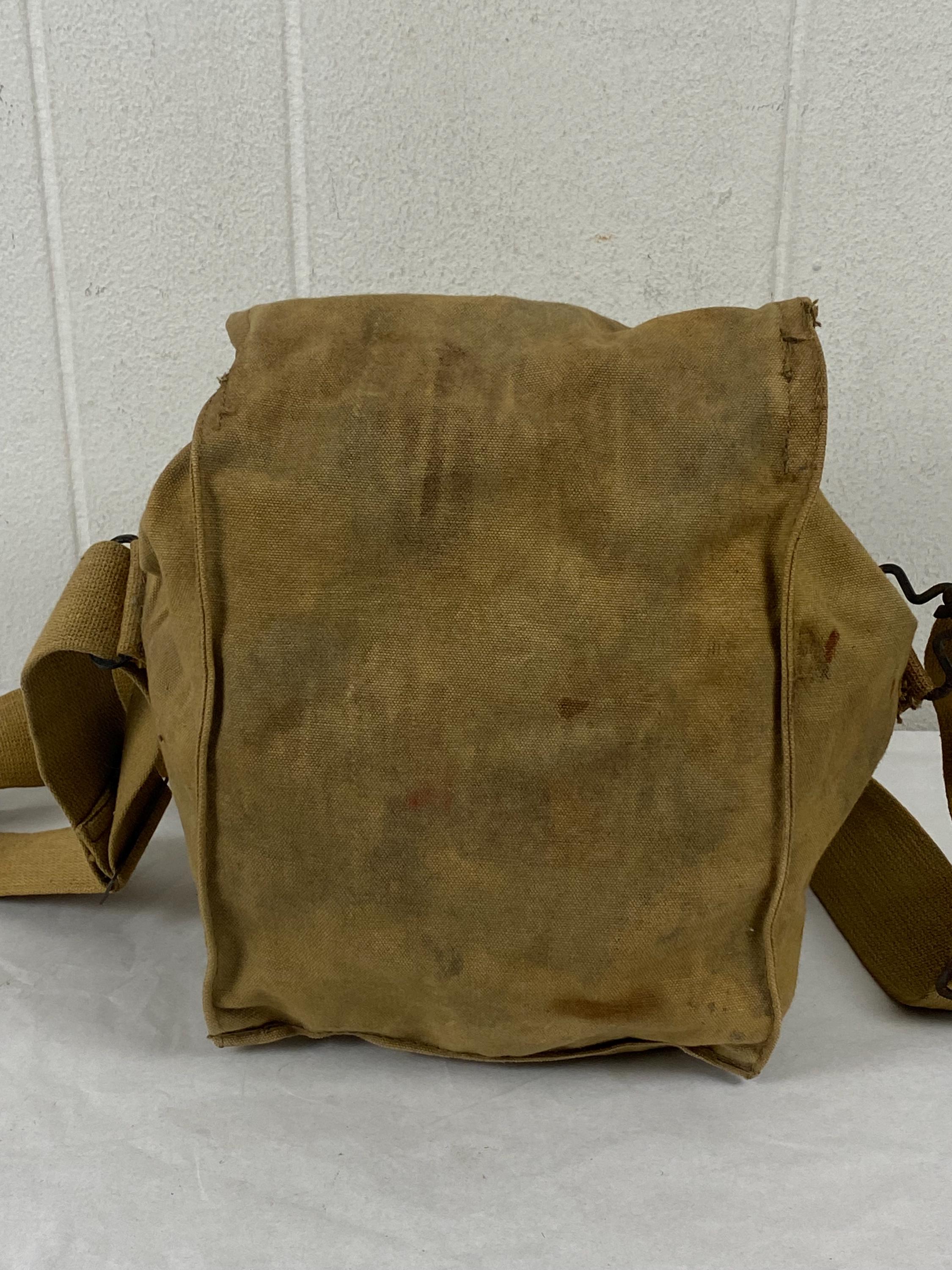 Vintage Bag, 1940s Bag, Shoulder Bag, WWII Bag, Messenger