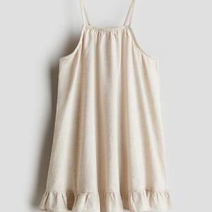 h and m linen dress H&M Linen-Blend Dress