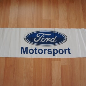 Ford Motorsport Escort Rally Focus Fiesta Nuovo Banner Garage Cosworth Sierra WRC RS Bandiera Mk3