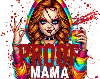 Good Girl Mama PNG: Horror Sassy Mom Digital Download